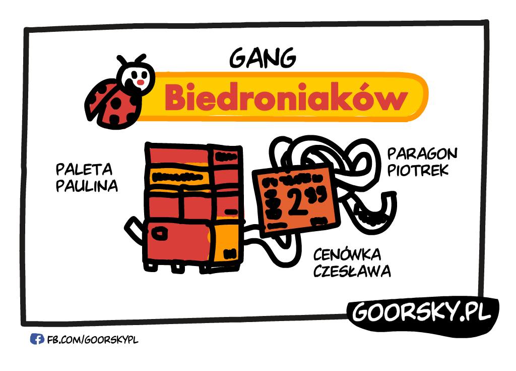 Gang w Biedronce