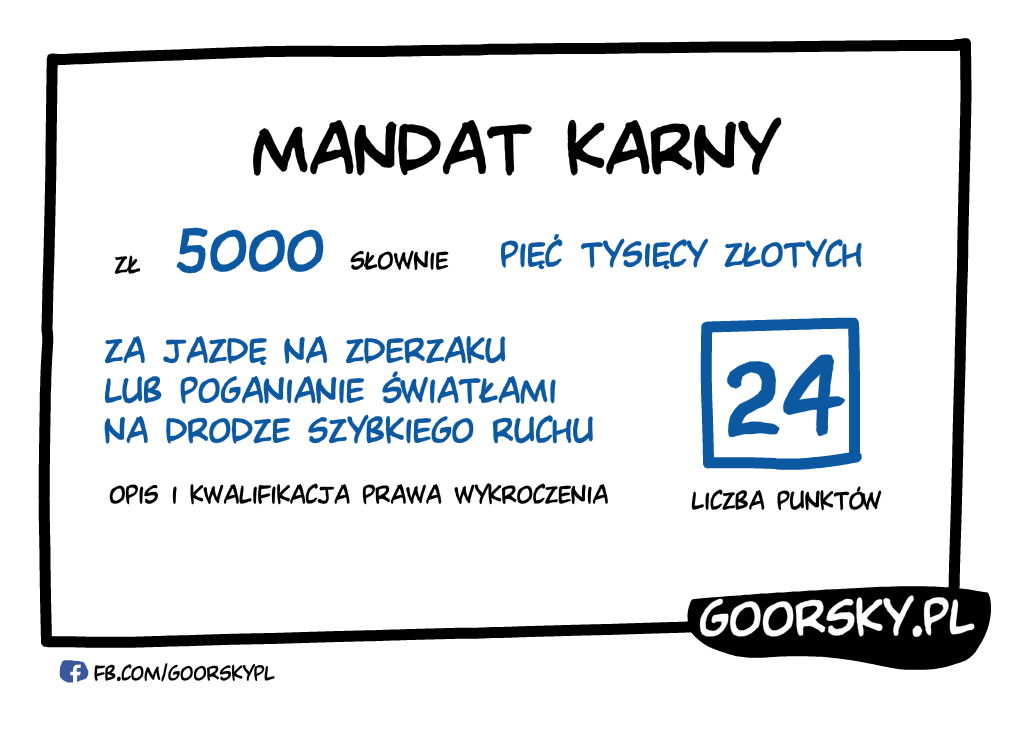  Mandat karny